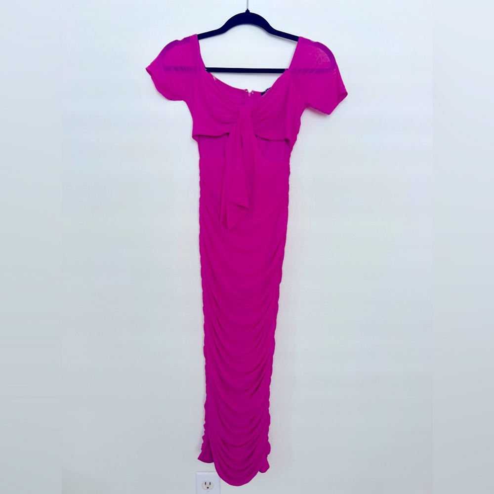 Fashion Nova fuchsia tight dress, never worn, brand new with tags